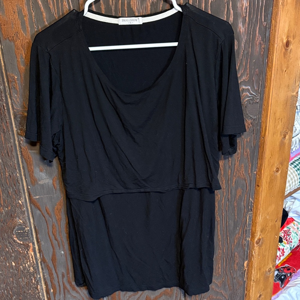 Black Women's Nursing Top